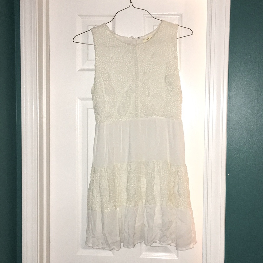 White Mid-Length Dress